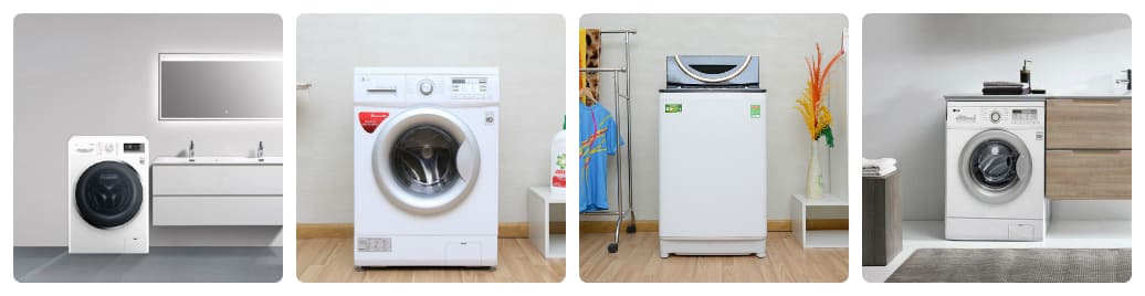 có những loại máy giặt nào phổ biến?