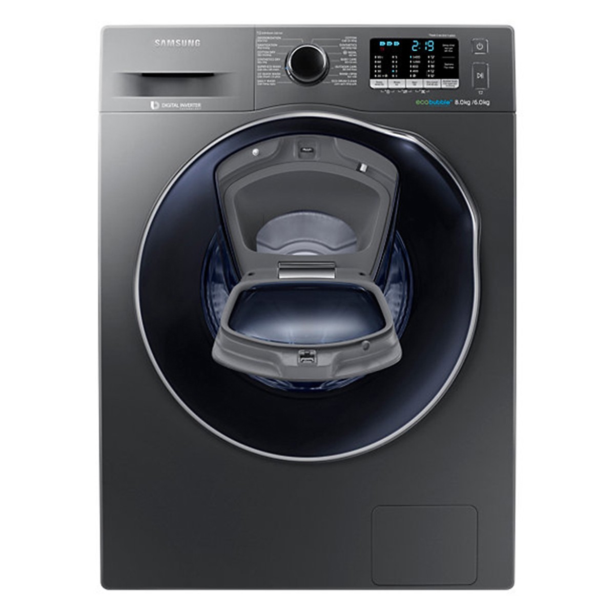 máy giặt sấy cửa trước inverter samsung wd85k5410ox 8kg