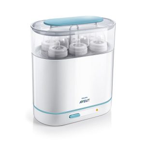 máy tiệt trùng bình sữa cao cấp philips avent 3 in 1