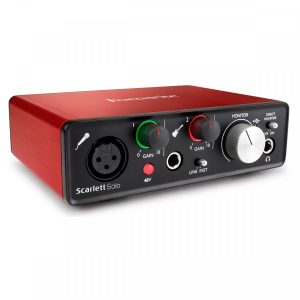 sound card thu âm focusrite scarlett solo gen 2